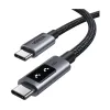 Ugreen Uno L509 (35512) USB Type-C Male to Male 2 Meter Black Charging & Data Cable