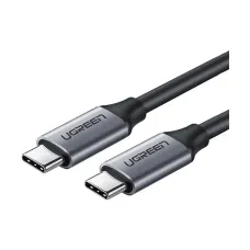 UGREEN US161 (50751) USB 3.1 Type-C Male to Male, 1.5 Meter, Gray Charging & Data Cable