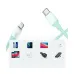 UGREEN US387 (20308) USB Type-C Male to Lightning Male 1 Meter Green Charging & Data Cable