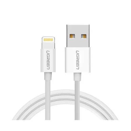 UGREEN US155 (80315) USB Male to Lightning Male 1.5 Meter White Data Cable