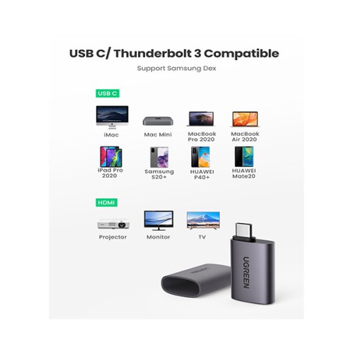 UGREEN US320 (70450) USB-C to HDMI Adapter UGREEN US320 (70450) USB-C to HDMI Adapter