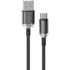 Vyvylabs VCSUC-02 Crystal Series USB to Type-C 1M Fast Charging Cable