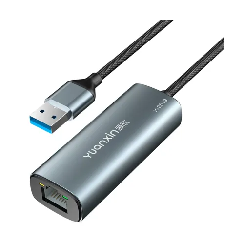 Yuanxin X-3519 USB Male to Lan Female Converter