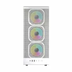 Value-Top AUNIX 81F4W ATX ARGB Gaming Case (White)