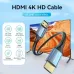 VENTION ALHSJ HDMI Male to Male 4K HD Cable Aluminum Alloy Type 5M Blue