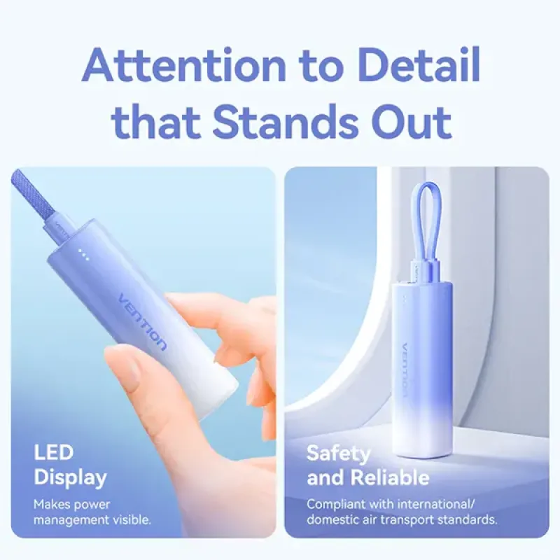 VENTION FHWL0 20W 5000mAh Power Bank VENTION FHWL0 20W 5000mAh Power Bank