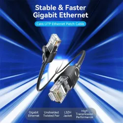 VENTION IBNBG LSZH Cat6 UTP Ethernet Patch Cable - 1.5M