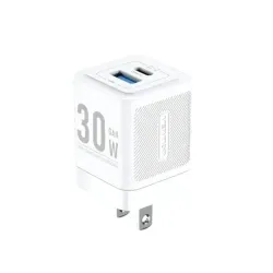 Vention FEQW0-US 2-port 30W GaN Fast Charger Adapter Vention FEQW0-US 2-port 30W GaN Fast Charger Adapter