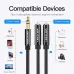Vention BBSBY 3.5mm Male to Dual 3.5mm Female, 0.3 Meter, Black Stereo Splitter Cable