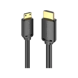 VENTION AGHBG HDMI-C Male to HDMI-A Male 4K HD Cable 1.5M Black