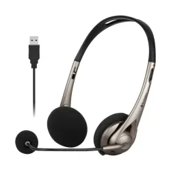 Verbatim Noise Cancelling Headset with Boom Mic