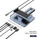 WIWU AH801 Aluminum Alloy Folding Tablet Stand with Docking Station