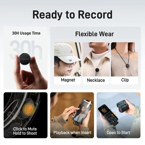Maono Wave T5 Wireless Lavalier Microphone Maono Wave T5 Wireless Lavalier Microphone