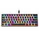 Zifriend ZA616 (61 Keys) 60% Full RGB Mechanical Gray Black Keyboard