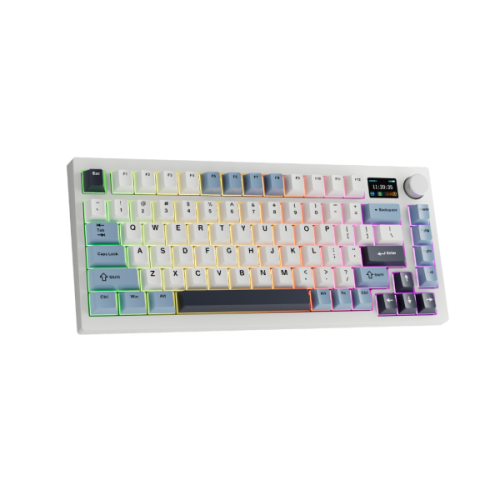 Tecware Tri-Tone PBT Keycaps For 81 Keys Mechanical Keyboard - White Sapphire Tecware Tri-Tone PBT Keycaps For 81 Keys Mechanical Keyboard - White Sapphire