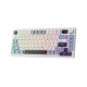 Tecware Tri-Tone PBT Keycaps For 81 Keys Mechanical Keyboard - White Sapphire Tecware Tri-Tone PBT Keycaps For 81 Keys Mechanical Keyboard - White Sapphire