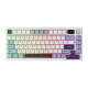 Tecware Tri-Tone PBT Keycaps For 81 Keys Mechanical Keyboard - White Sapphire Tecware Tri-Tone PBT Keycaps For 81 Keys Mechanical Keyboard - White Sapphire