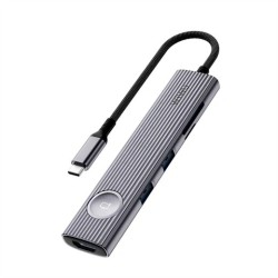WiWU Traveling Series Wi-HB001 8 in 1 Docking Station