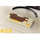 XINMENG M87 PRO Wired ICE BLUE BACKLIT Gasket Mounted Hotswappable Mechanical Keyboard