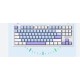 XINMENG M87 PRO Wired Gasket RGB Hotswappable Mechanical Keyboard (Nebula Blue-Black Plum)