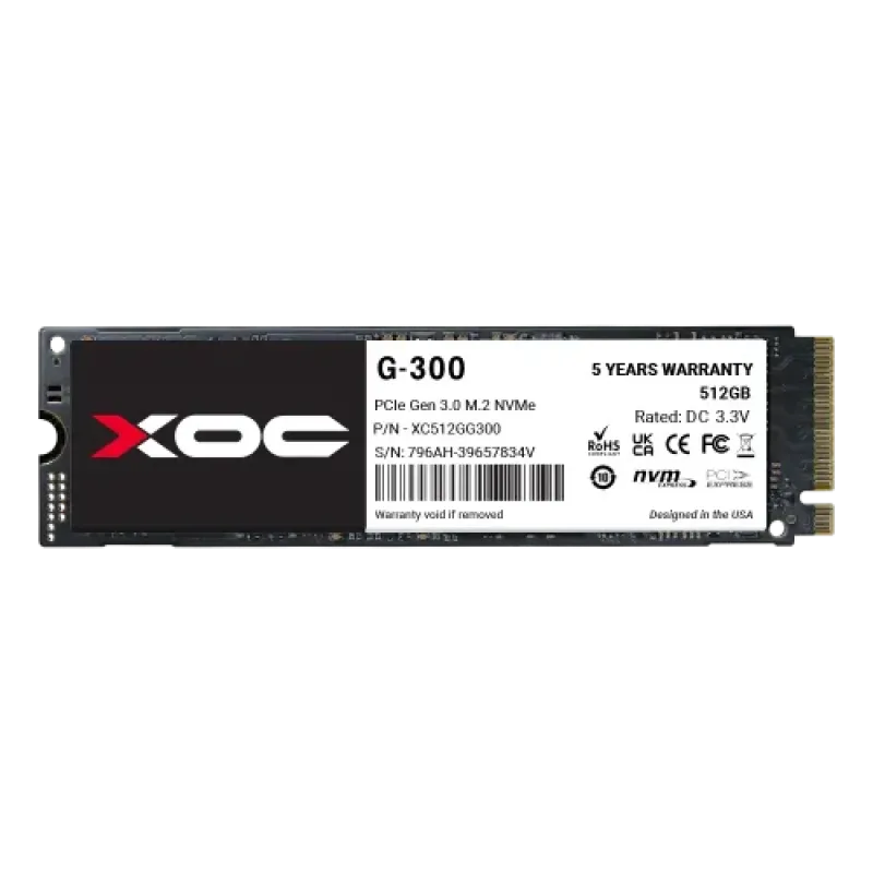 XOC G300 512GB PCIe 3.0 NVMe SSD