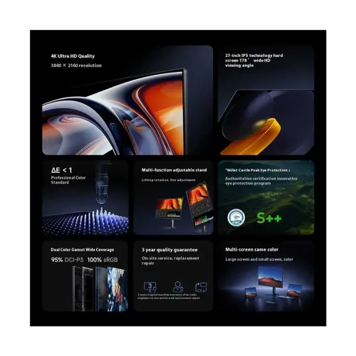 Xiaomi Redmi A27U 27" 4K UHD IPS Type-C Monitor