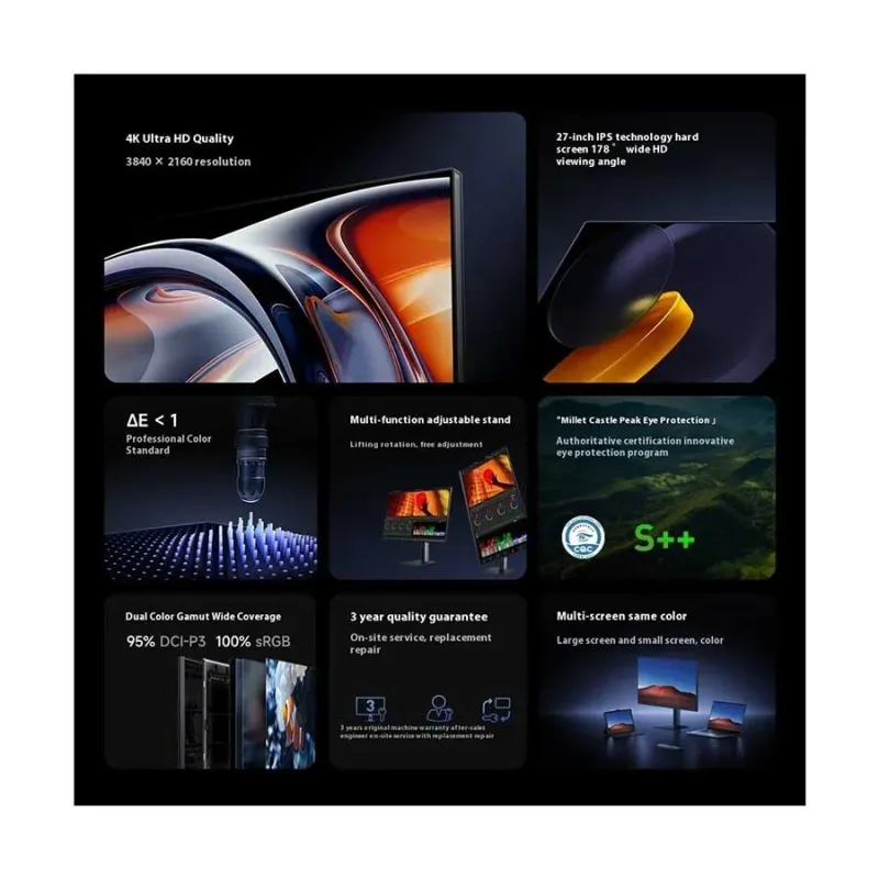 Xiaomi Redmi A27U 27" 4K UHD IPS Type-C Monitor