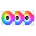 XIGMATEK Galaxy III Essential Arctic 120mm RGB Case Fan (3 Pack)