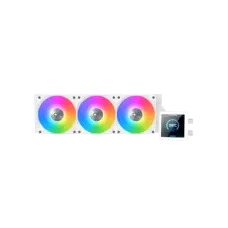 Xigmatek Connect 360 Arctic 360mm ARGB Liquid CPU Cooler White with Digital Display
