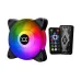 Xigmatek Galaxy III Essential ARGB 120mm (3 Pack) Black Casing Cooling Fan