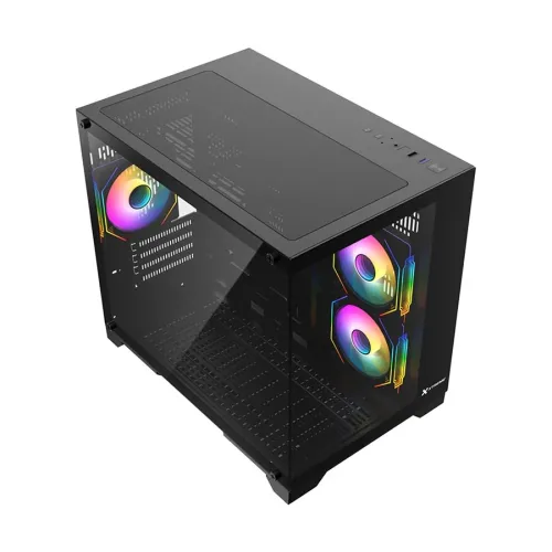 Xtreme 500B ARGB Mid Tower Casing With 3 ARGB Fan