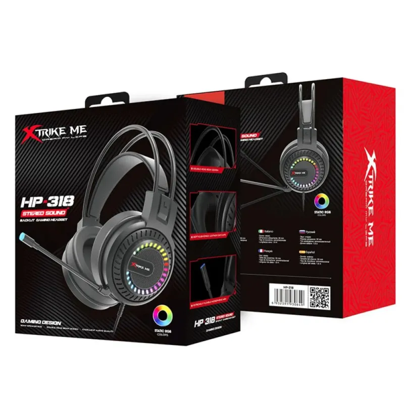 Xtrike Me HP-318 RGB Gaming Headphone
