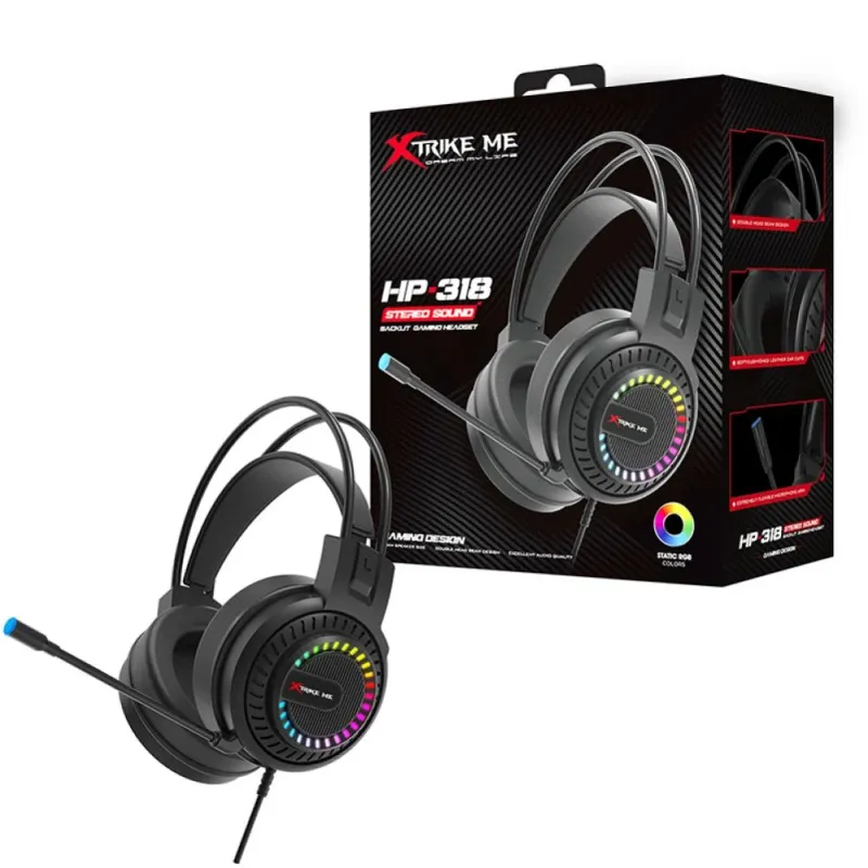 Xtrike Me HP-318 RGB Gaming Headphone