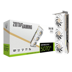 ZOTAC GAMING GeForce RTX 5070 Ti SOLID CORE OC White Edition 16GB GDDR7 Graphics Card