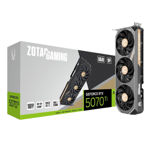 ZOTAC GAMING GeForce RTX 5070 Ti SOLID SFF 16GB GDDR7 Graphics Card ZOTAC GAMING GeForce RTX 5070 Ti SOLID SFF 16GB GDDR7 Graphics Card