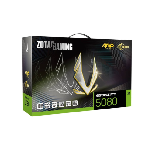 ZOTAC GAMING GeForce RTX 5080 AMP Extreme INFINITY 16GB GDDR7 Graphics Card ZOTAC GAMING GeForce RTX 5080 AMP Extreme INFINITY 16GB GDDR7 Graphics Card
