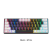 Zifriend ZA646 RGB 63 Keys Gaming Mechanical Keyboard