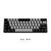 Zifriend ZA646 RGB 63 Keys Gaming Mechanical Keyboard