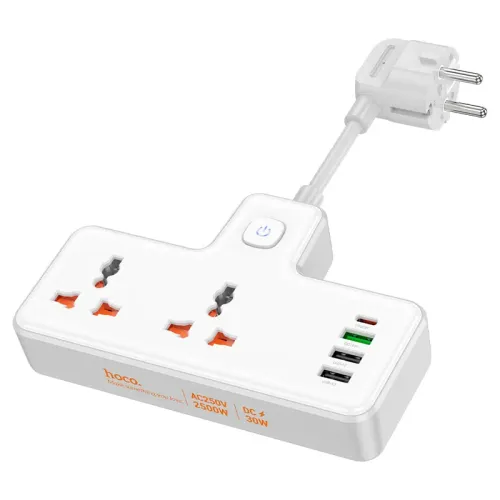 Hoco AC11A Voyage 6-Ports Expansion Power Strip Hoco AC11A Voyage 6-Ports Expansion Power Strip