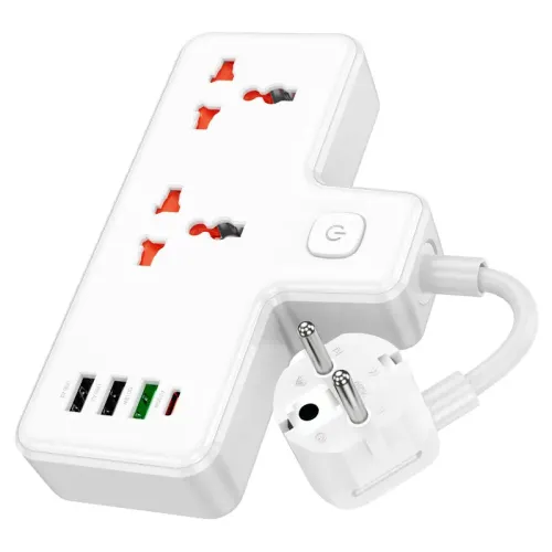 Hoco AC11A Voyage 6-Ports Expansion Power Strip Hoco AC11A Voyage 6-Ports Expansion Power Strip