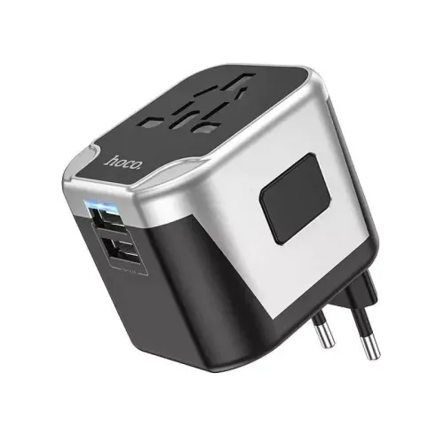 Hoco AC5 Dual USB Universal Travel Adapter Hoco AC5 Dual USB Universal Travel Adapter