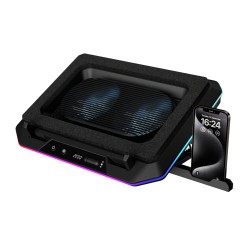 Gamdias AETHER P1 RGB Laptop Cooler With Phone Stand