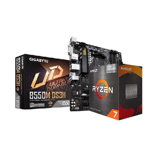 AMD Ryzen 7 5700G With Gigabyte B550M DS3H Motherboard Processor Combo