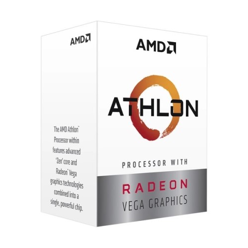 AMD Athlon 200GE AM4 Socket Desktop Processor with Radeon Vega 3 Graphics