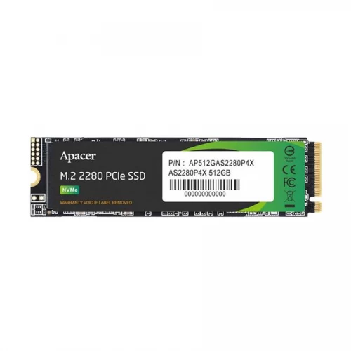 Apacer AS2280P4X 512GB M.2 2280 NVMe PCIe Gen3 x4 SSD