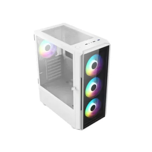 Aptech R21-Glass ARGB Gaming Casing-White