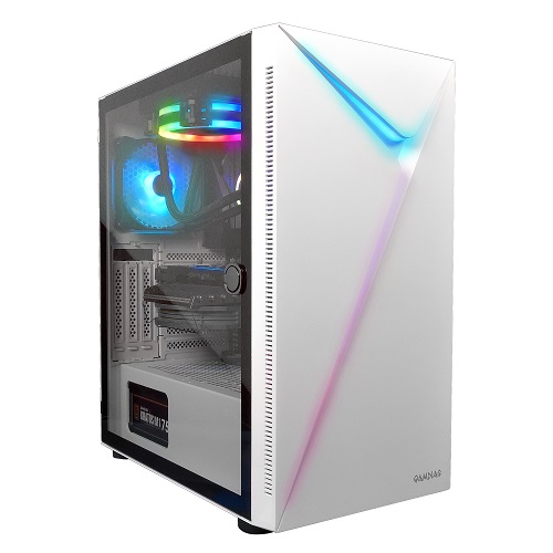 Gamdias ARGUS E4 Elite Mid Tower Gaming Case (White)