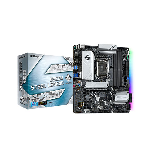 ASRock B560M Steel Legend 10th and 11th Gen Micro ATX Motherboard