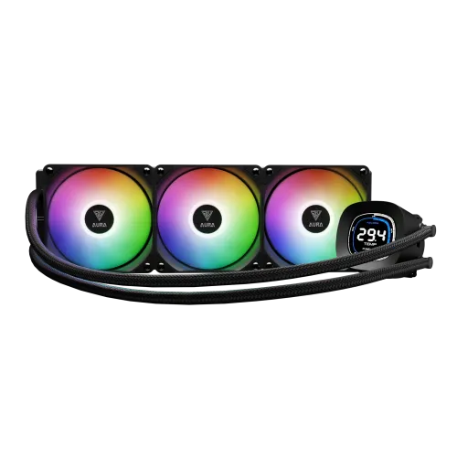 Gamdias AURA GL360 DIGITAL ARGB All-in-One Liquid CPU Cooler With Display Gamdias AURA GL360 DIGITAL ARGB All-in-One Liquid CPU Cooler With Display