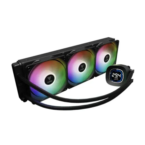 Gamdias AURA GL360 DIGITAL ARGB All-in-One Liquid CPU Cooler With Display Gamdias AURA GL360 DIGITAL ARGB All-in-One Liquid CPU Cooler With Display